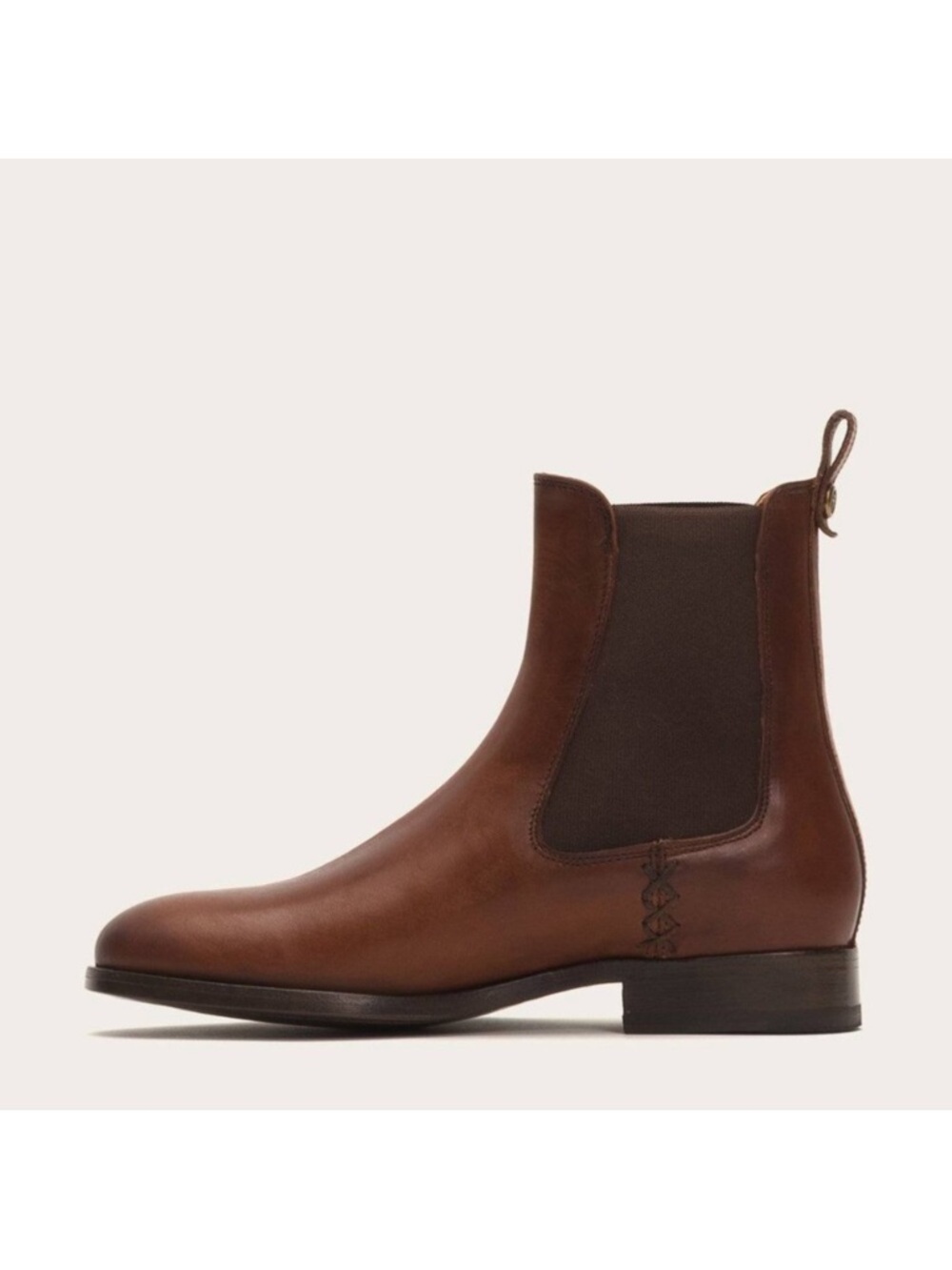Frye Melissa Chelsea Boots in Cognac Leather Size 8.5